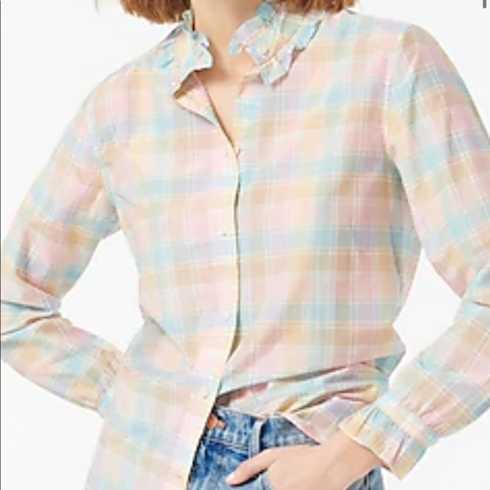 Brand new with tags pastel blouse shirt j crew